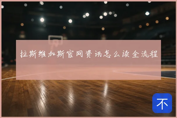 拉斯维加斯官网资讯怎么读全流程